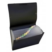 CARPETA C/13 DIV. A4 NEGRO
